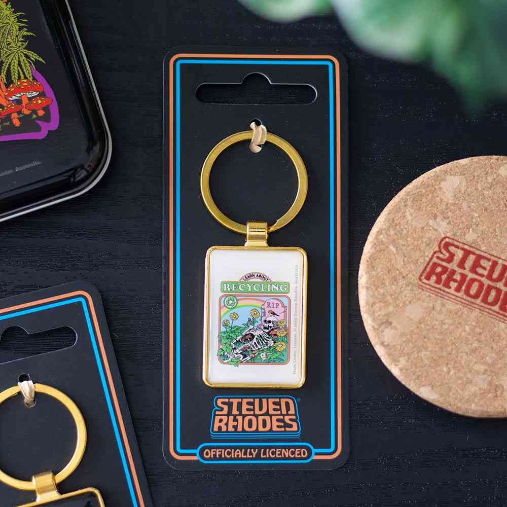 Something Different - Learn About Recycling by Steven Rhodes Sleutelhanger - Multicolours